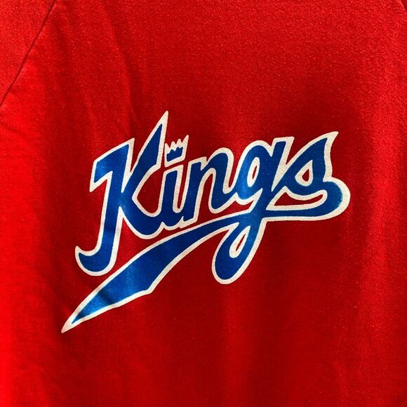 Vintage 1980s Sacramento Kings Basketball NBA Jerzees by Russell L Adult Unisex - Picture 3 of 5